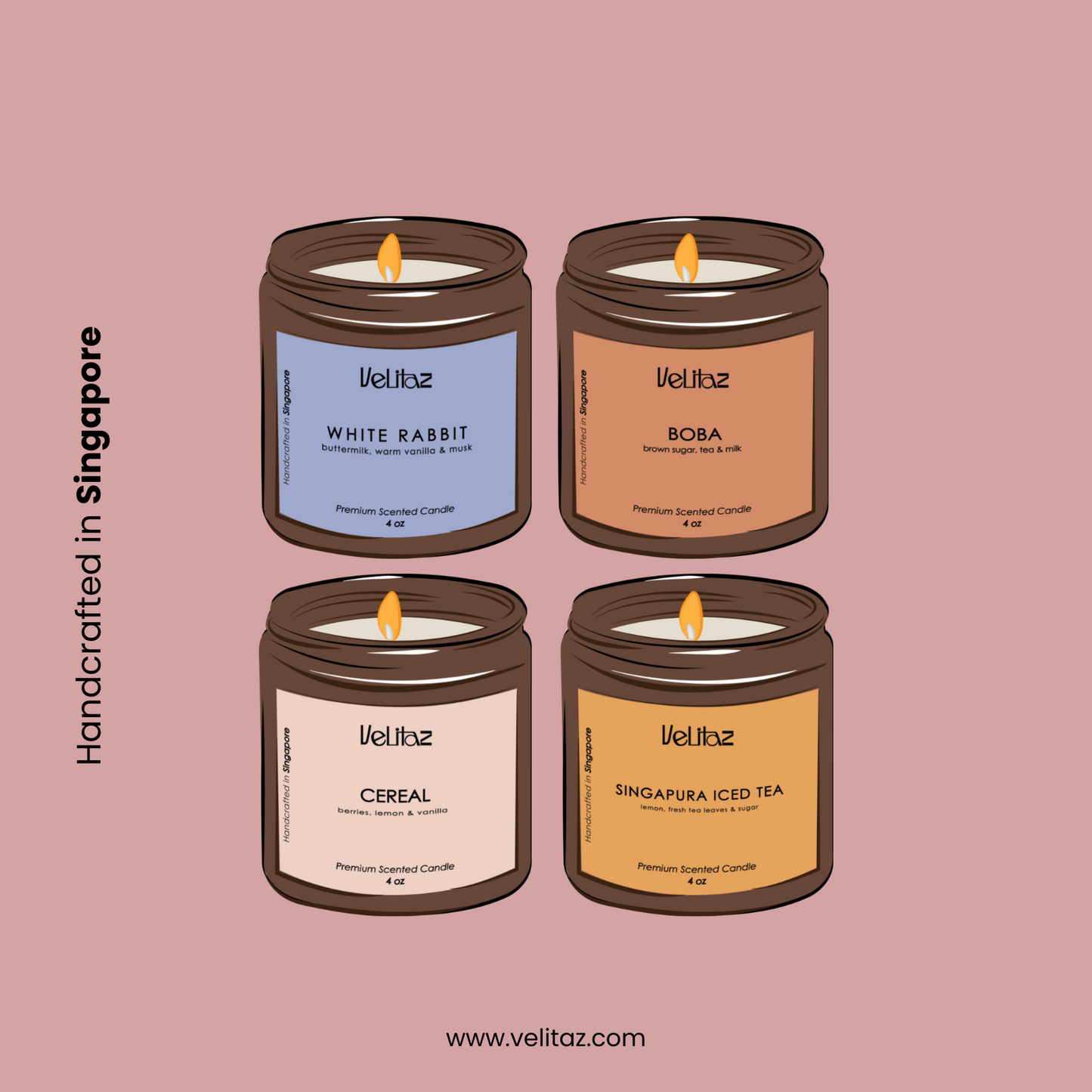 Asian-Inspired Bundle: Set of 4