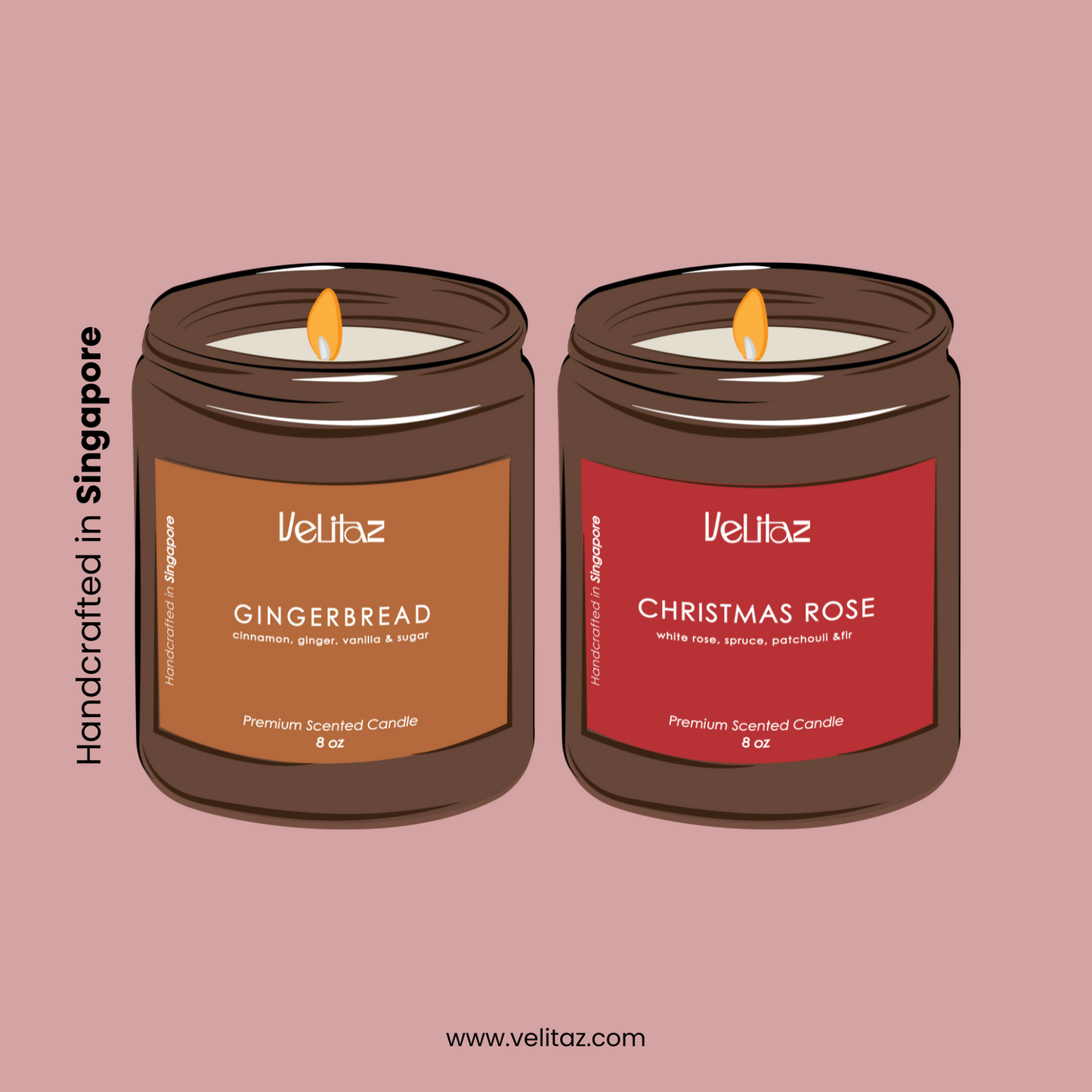 Holiday Candle Bundle: Set of 2
