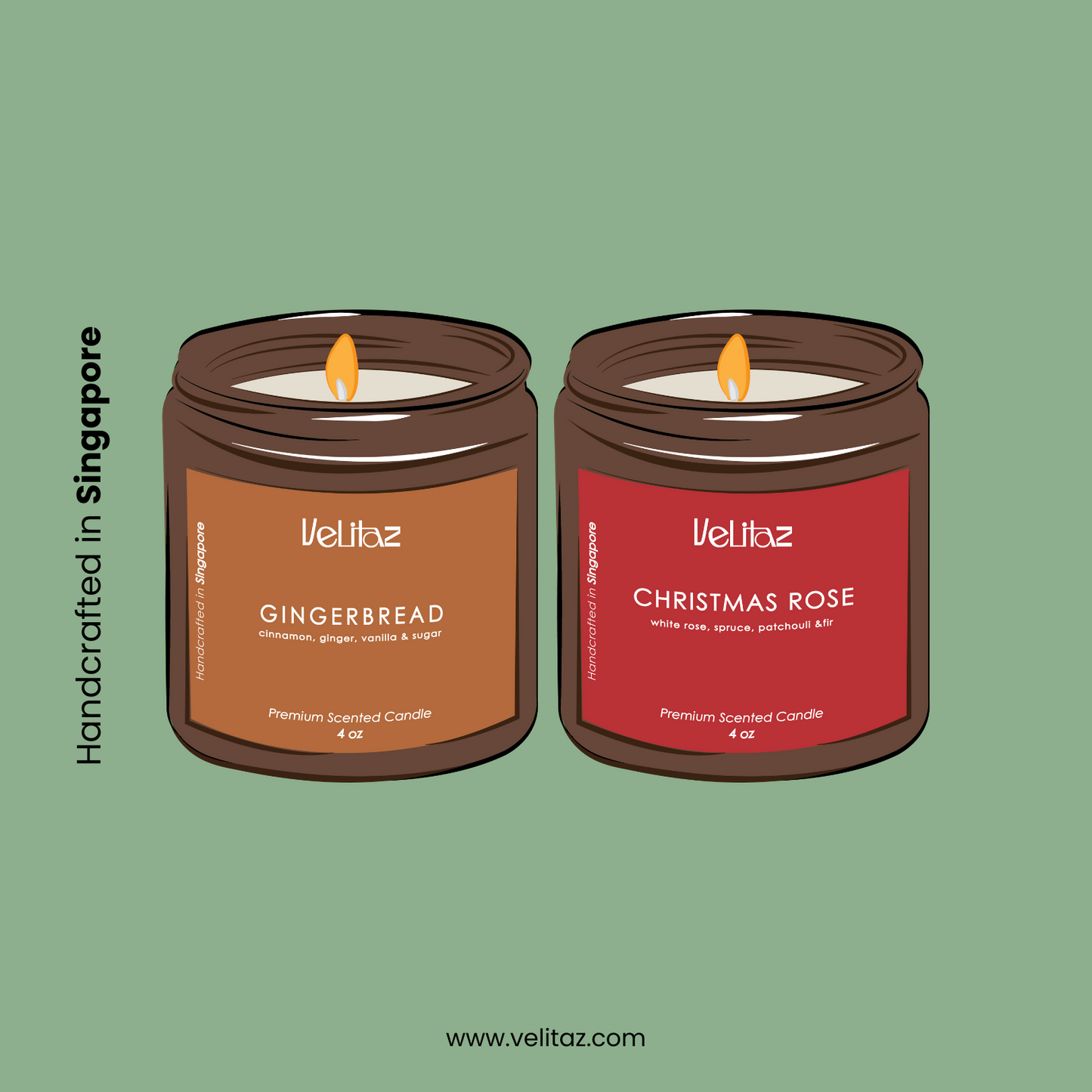 Holiday Candle Bundle: Set of 2