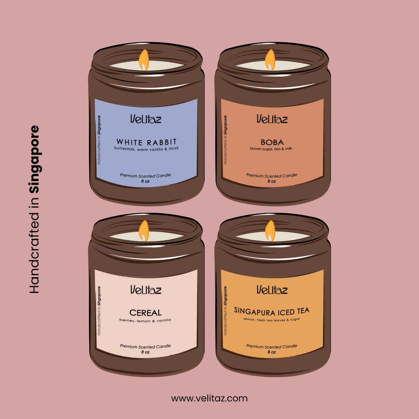 Asian-Inspired Bundle: Set of 4